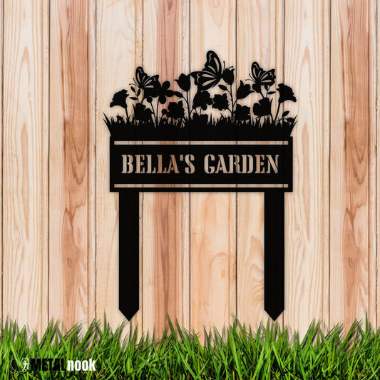 Custom Garden Metal Sign