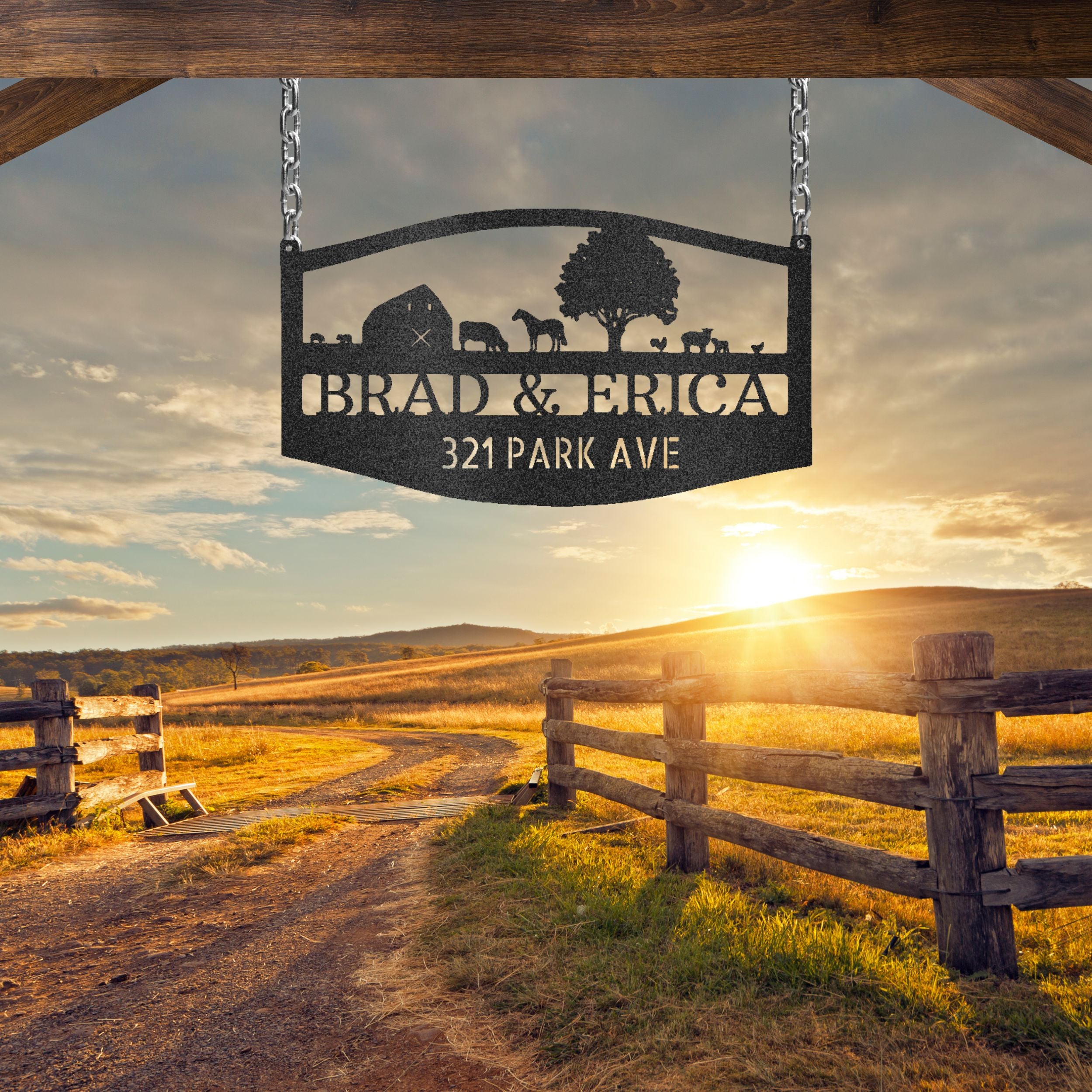Front Gate Welcome Signs